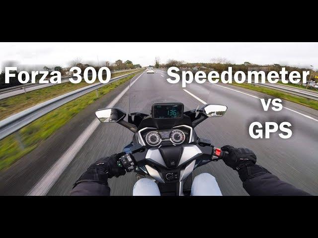 Honda Forza 300 2019 - GPS Speed