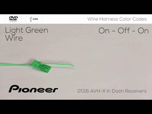 How To - Understanding Wire Harness Color Codes  for Pioneer AVH-X Models 2016