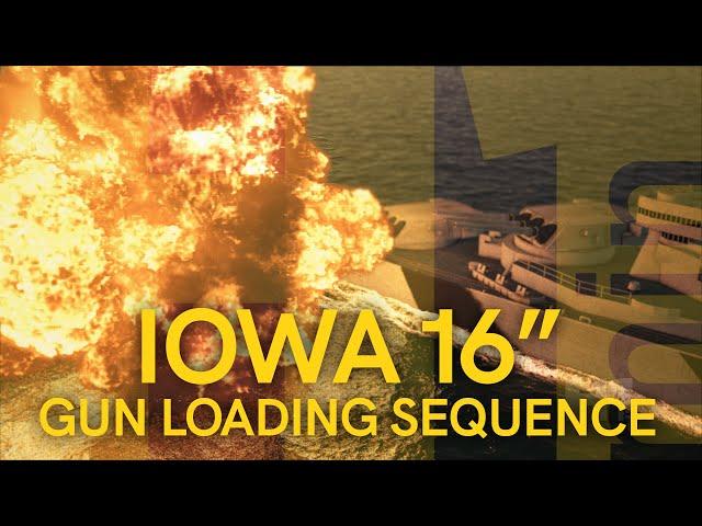 H1MIN: IOWA 16" GUNS - Gun Loading Sequence