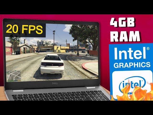 Así Jugué GTA V En Mi Laptop Con 4GB De RAM | Intel UHD Graphics