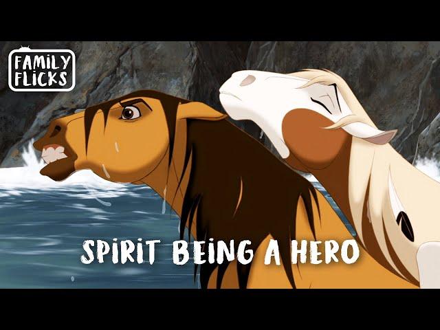 Spirit Rescuing Others | Spirit: Stallion of the Cimarron (2002) | Family Flicks