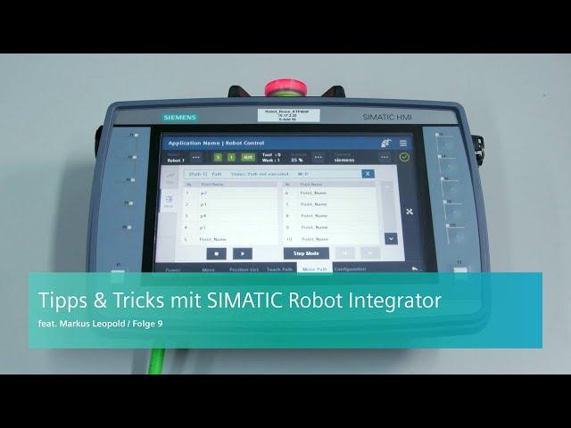 Tipps und Tricks mit SIMATIC Robot Integrator – Teil 9 - Kunst mit dem Roboter