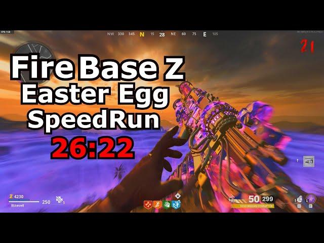 Firebase Z Solo Easter Egg Speed Run 26:22 (building Rai K WW)