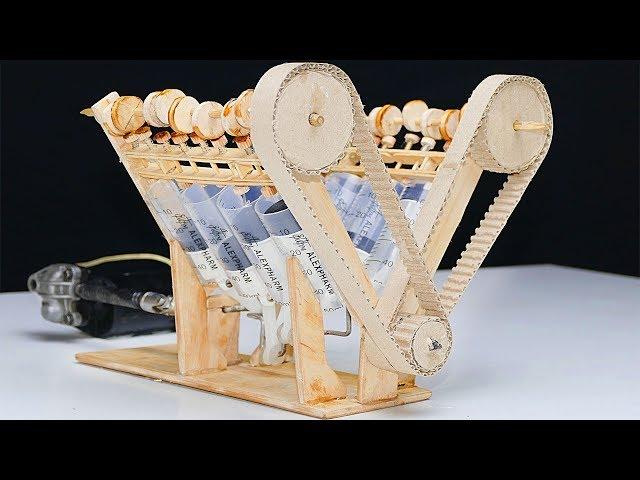 How it Works? V8 Engine Model - DIY at Home