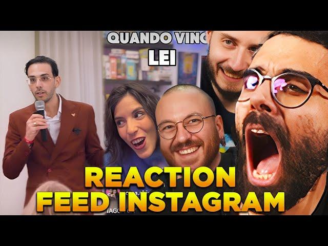 DARIO MOCCIA SCOPRE il suo FEED INSTAGRAM con NANNI e DADA