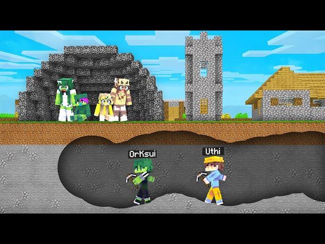Wie OrKsui und Uthi in eine Bedrock Festung eingebrochen sind! in Minecraft!