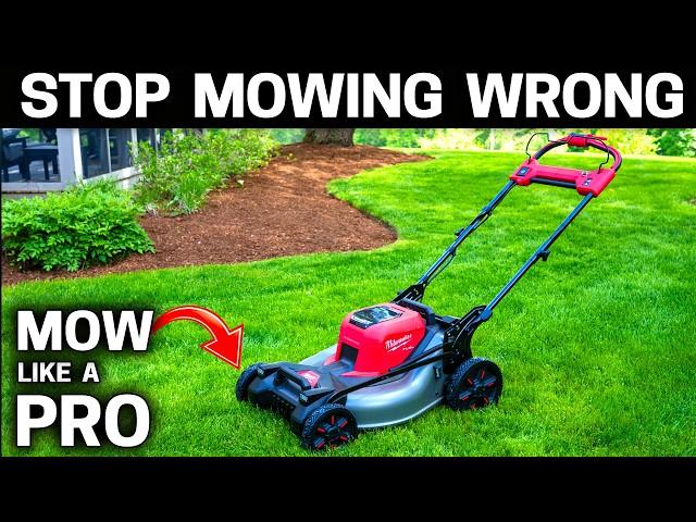 How to Mow a Lawn CORRECTLY