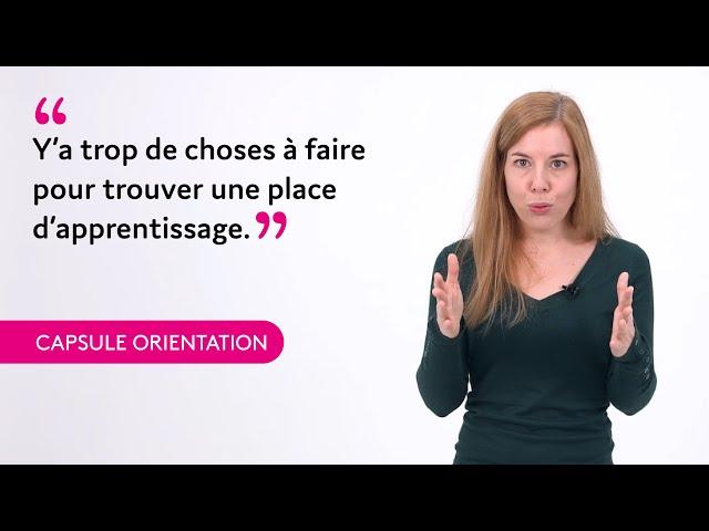 Y’a trop de choses à faire pour trouver une place d’apprentissage