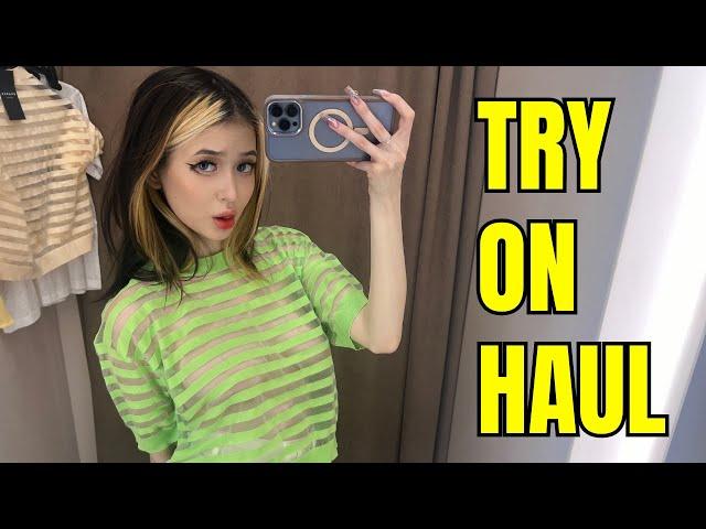 See-Through Try On Haul | Transparent Lingerie and Clothes | Try-On Haul At The Mall