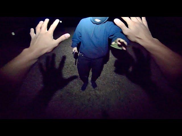 Parkour At Night Gone Wrong - POV ESCAPE