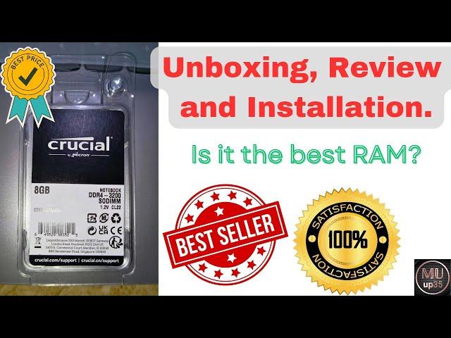 Crucial RAM 8GB DDR4 3200MHz Unboxing, Installation and review...