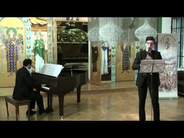 Mamed Guseynov "Оrnament" musical moment for clarinet and piano - Larin Nikolai