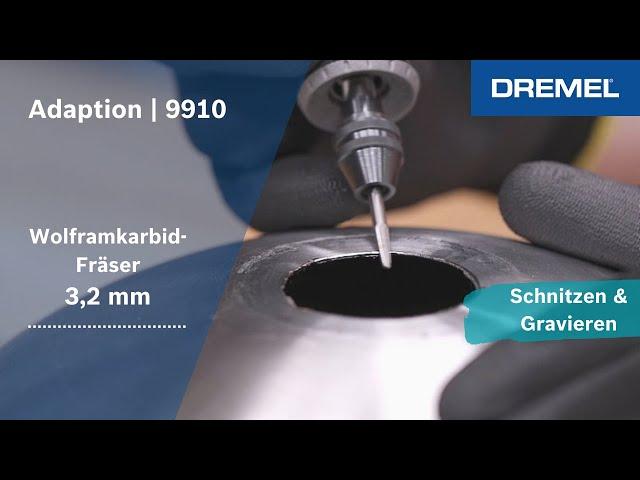 Dremel® - Wolframkarbid-Fräser mit Speerspitze 3,2 mm (9910)