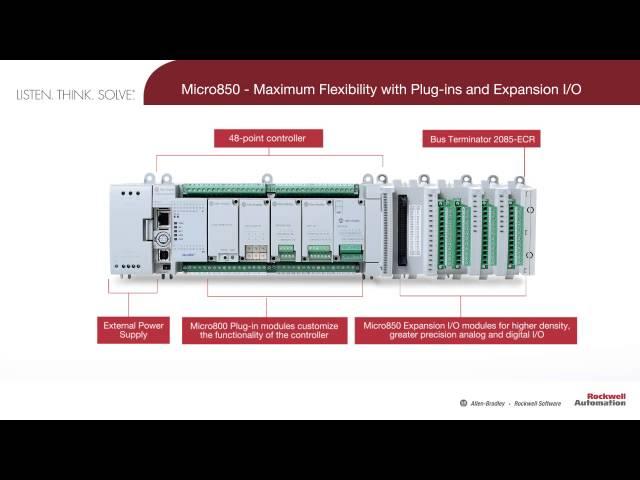 Allen-Bradley Micro850 Introductory Animation