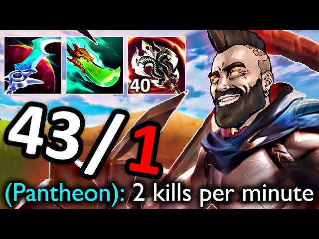 PANTHEON IS STRAIGHT UP BROKEN IN SEASON 13 (2 KILLS PER MINUTE)