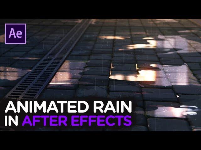 Animated Rain in After Effects - Tutorial