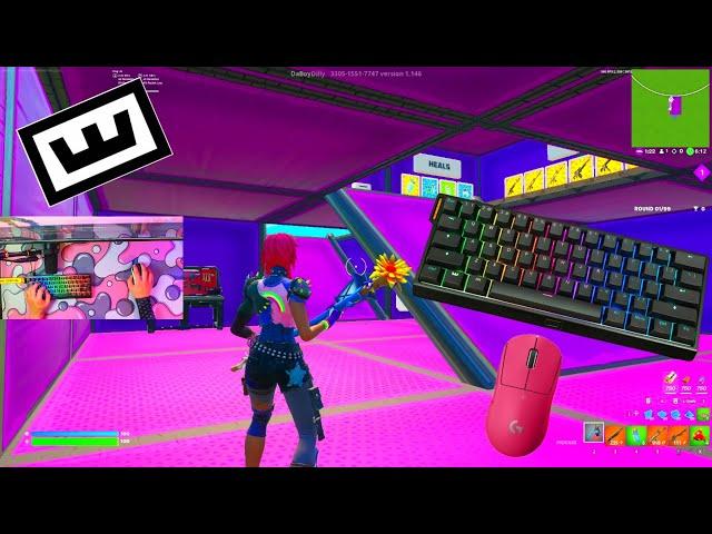 ⭐️Unboxing Wooting 60HE Keyboard⭐️ASMR Chill 3V3V3 Go Goated  Satisfying Fortnite 360 FPS 4K⭐️