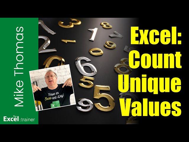 Excel: How to Count Unique Values Without Using a Pivot Table