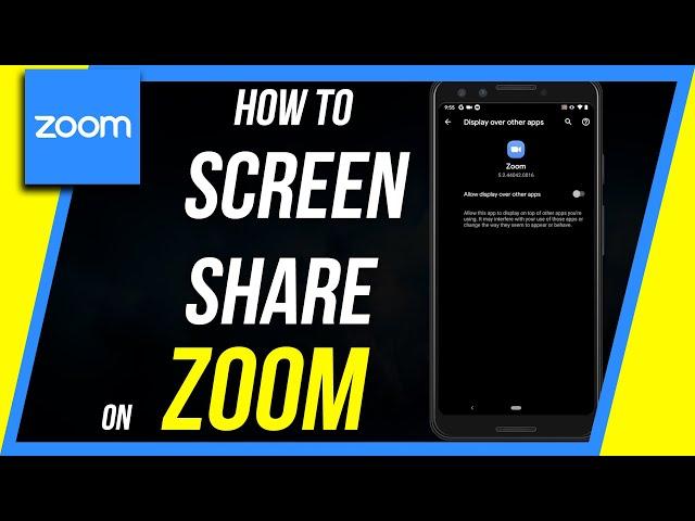 How to Share Screen in Zoom Meetings on Android