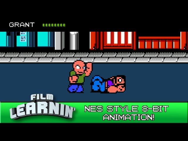 Film Learnin: NES style 8-Bit Pixel Art Animation!