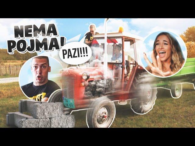 TEODORA DŽEHVEROVIĆ ME UČI DA VOZIM TRAKTOR!!! *slupali se*