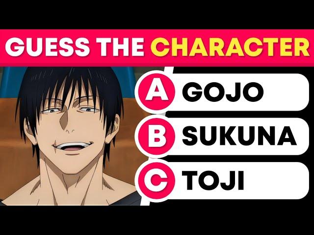 Try To Guess The Jujutsu Kaisen Character  Can You Please Answer It 