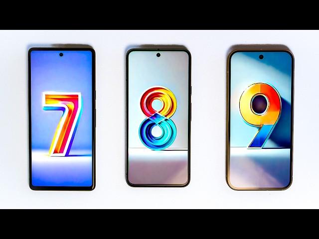 Pixel 9 vs Pixel 8 vs Pixel 7 | No More Overheating?