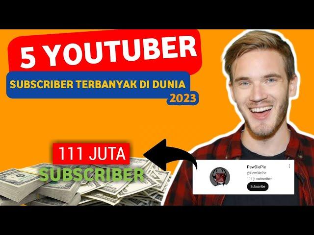 5 Youtuber dengan subscriber terbanyak di dunia #youtuber