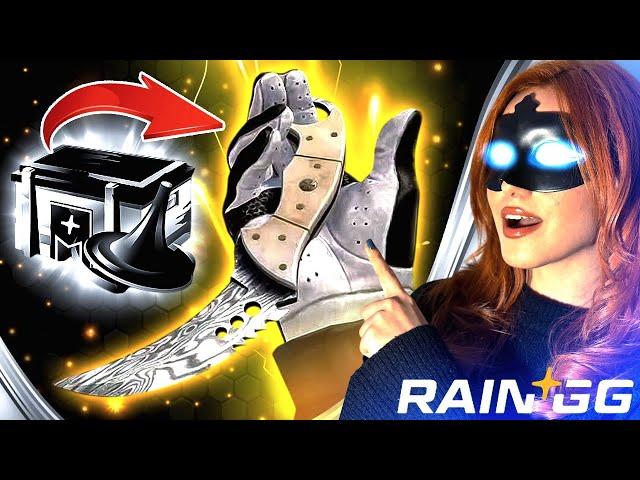 RAIN.GG NEW CASE PAID TALON KNIFE DAMASCUS !! !? | Raingg Promo Code 2024 | Raingg Case Opening |