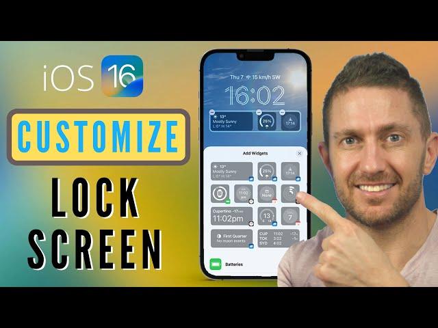 How to Customize Lock Screen in iOS 16 on iPhone Tutorial | Latest Update!