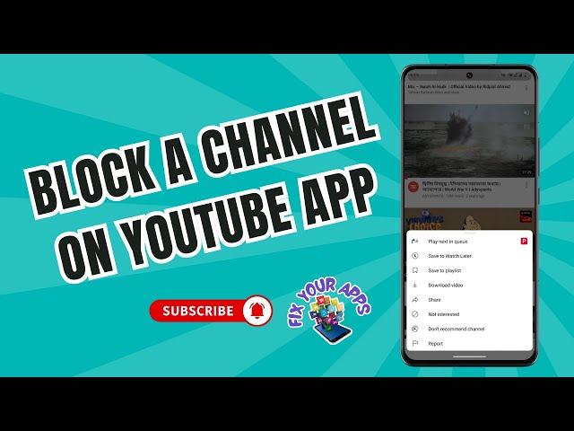 How to Block a Channel on YouTube App - Full Guide (2025)