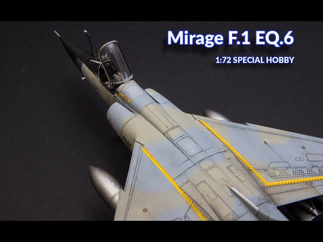 Dassault MIRAGE F.1 EQ6 IRIAF 1:72 SPECIALHOBBY Full Video Build