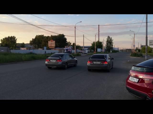 Honda Civic 4d АКПП чип (376) VS Civic 4d АКПП сток