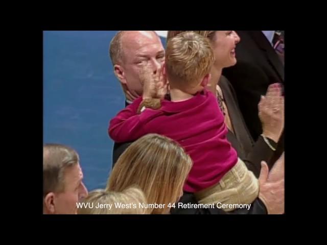 Number Retirement Ceremony for WVU Basketball Standout Jerry West “44”, November 26, 2005)