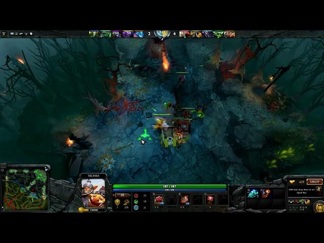 Dota 2 Techies Guide with Chi Long Qua: Advanced Mining Spots (CLQ Re-upload)