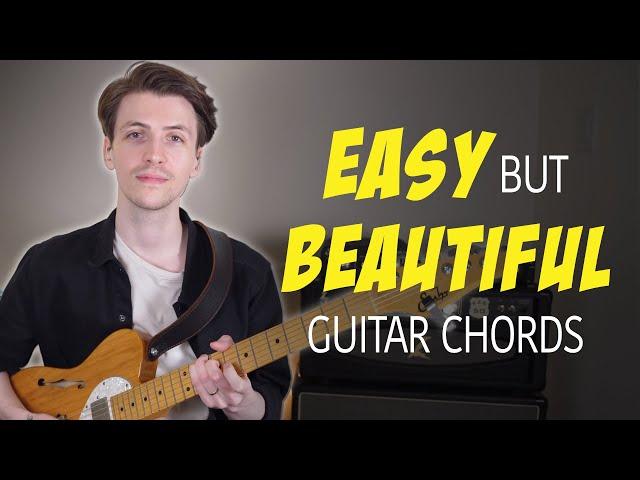 Easy But Beautiful Guitar Chords in G Major (E Minor) - New Chords for Indie/Ambient Guitar