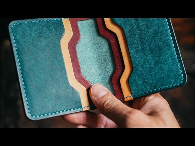 Making our Ocean, Sand & Coral Leather wallet!