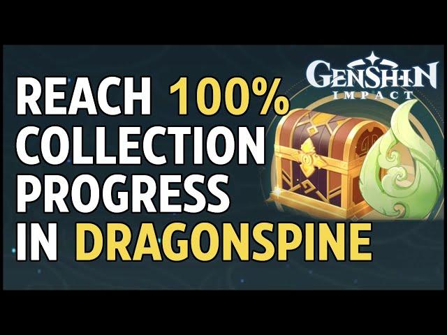 Dragonspine 100% Collection Progress (All Moonchase Charms & Mystmoon Chests) - Genshin Impact