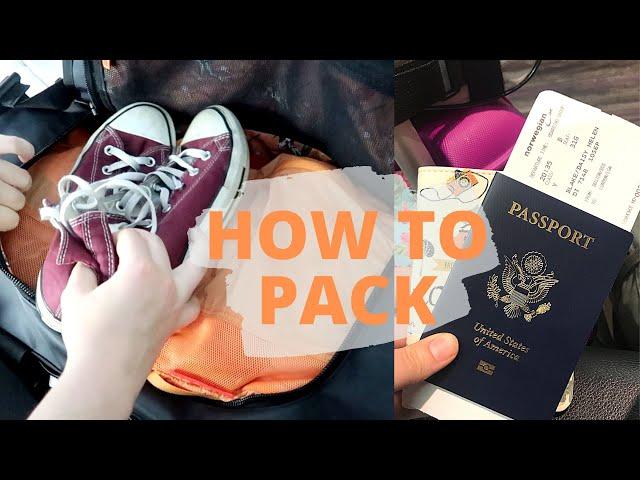 how to PACK for study abroad: bags, esentials, tips & tricks