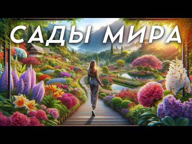 САМЫЕ ПРЕКРАСНЫЕ сады в мире. Релакс видео