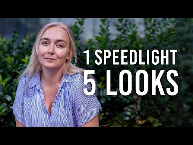 5 Uses for a Speedlight: One Light Portraits