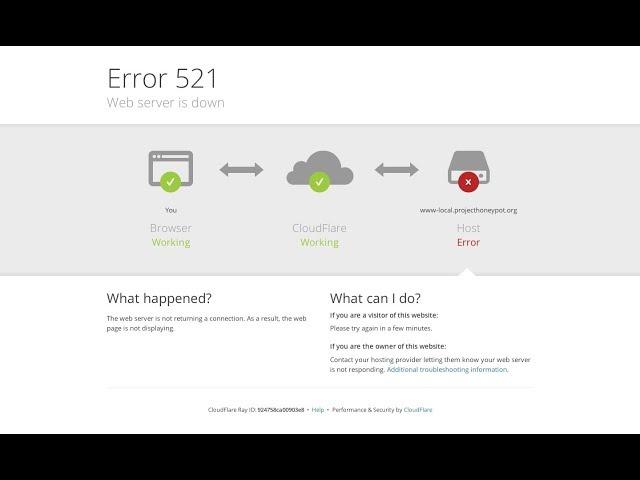 How to Fix Web Server Is Down - Error 521 in Google Chrome and Mozilla Firefox