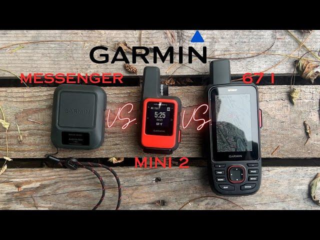 Inreach Mini 2 Vs Messenger Vs GPSMAP 67i | Best Satellite Communication Device from Garmin ?