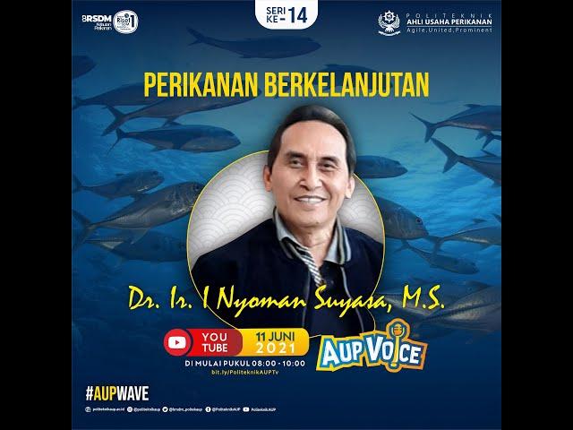 AUP Voice #14: Dr. Ir. I Nyoman Suyasa, M.S.