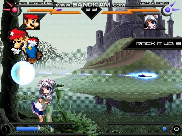 Mugen Super Better Mario vs Sakuya Izayoi