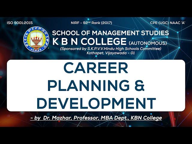 Career Planning & Development | Human Resource Management