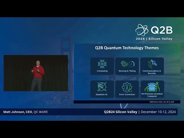 Q2B24 Silicon Valley | Matt Johnson, CEO, QC Ware