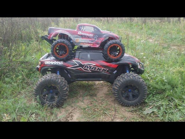 Тест-драйв монстра REMO HOBBY Dinosaurs Master 5 4WD 1/8