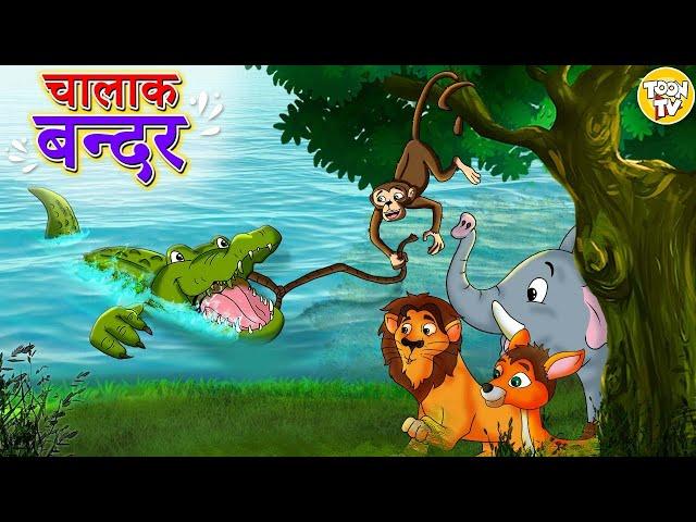 चालाक बंदर l Hindi Kahaniya | Hindi Moral Stories | Hindi Cartoon l Toon Tv Hindi Stories