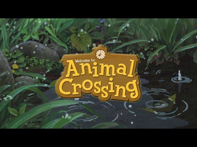 Relaxing Animal Crossing music + rain sounds 